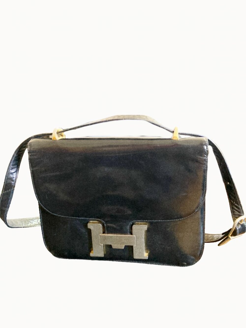 Vintage faux? Hermes Constance NM Shoulder Evening Bag